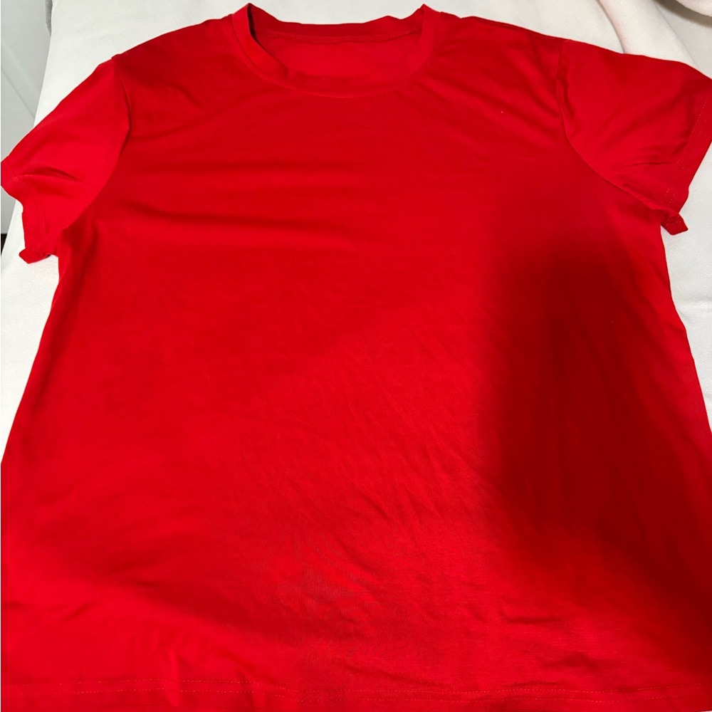 Classic Crewneck Red Tee